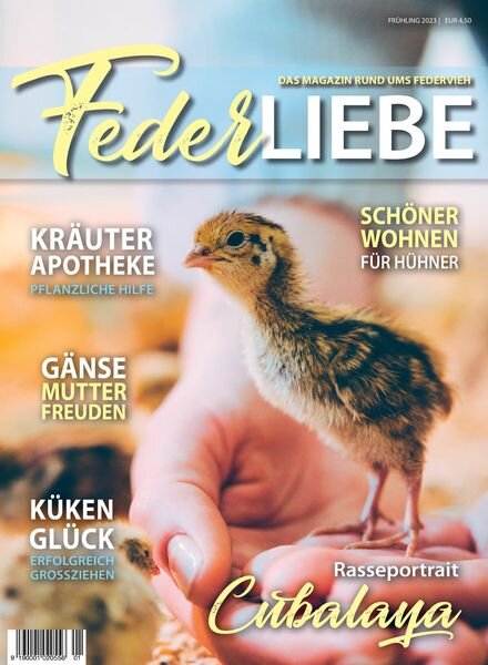 Federliebe Das Magazin rund um’s Federvieh – Juni 2023 Cover