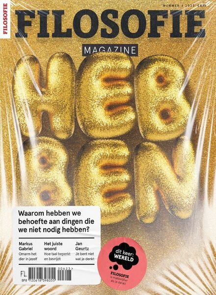 Filosofie Magazine – juni 2023 Cover