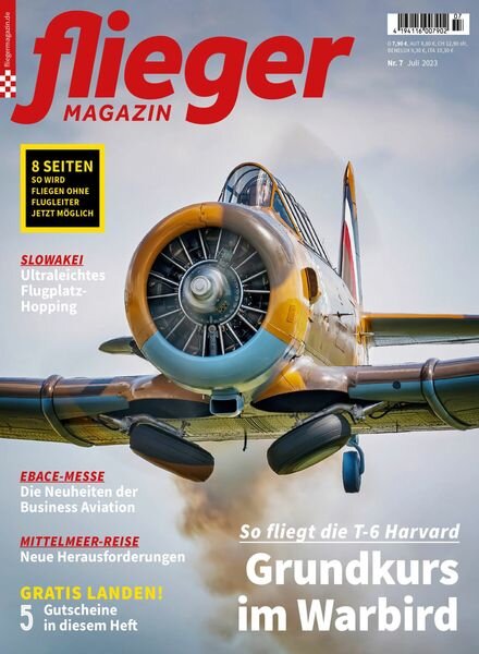 Fliegermagazin – Juli 2023 Cover