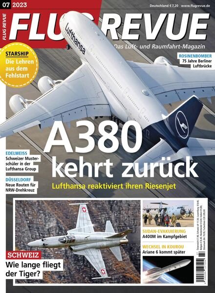 Flug Revue – Juli 2023 Cover