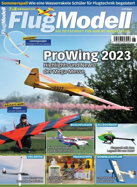 FlugModell – Juli 2023 Cover