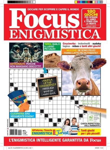 Focus Enigmistica – giugno 2023 Cover