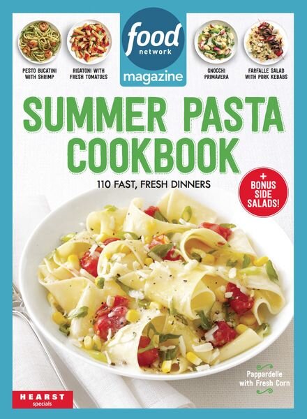 Food Network Summer Pasta Cookbook – May 2023 Cover