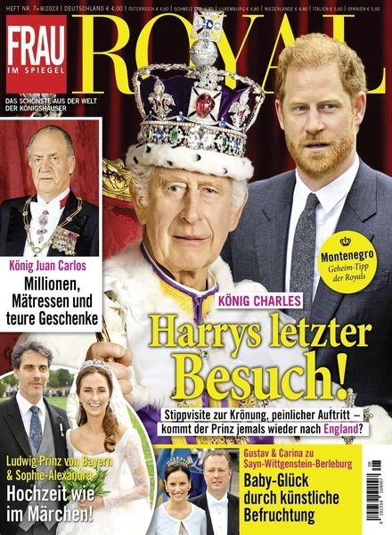 Frau im Spiegel Royal – 07 Juni 2023 Cover