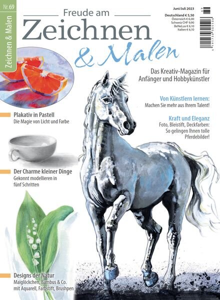 Freude am Zeichnen & Malen – Juni-Juli 2023 Cover