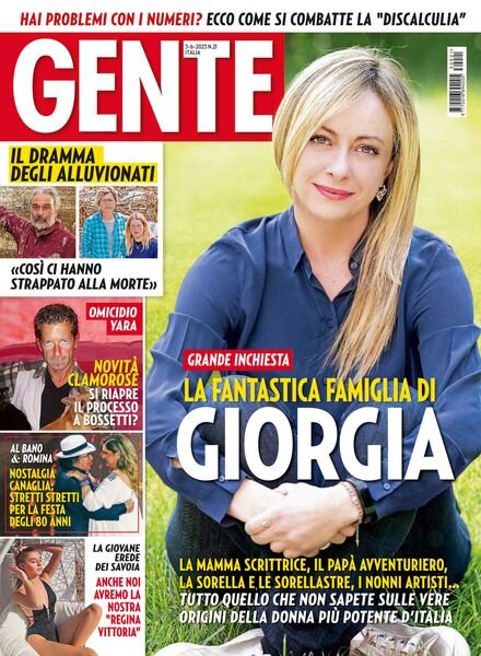 Gente Italia – 3 Giugno 2023 Cover