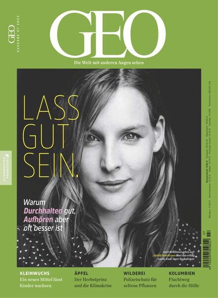 Geo Germany – Juli 2023 Cover