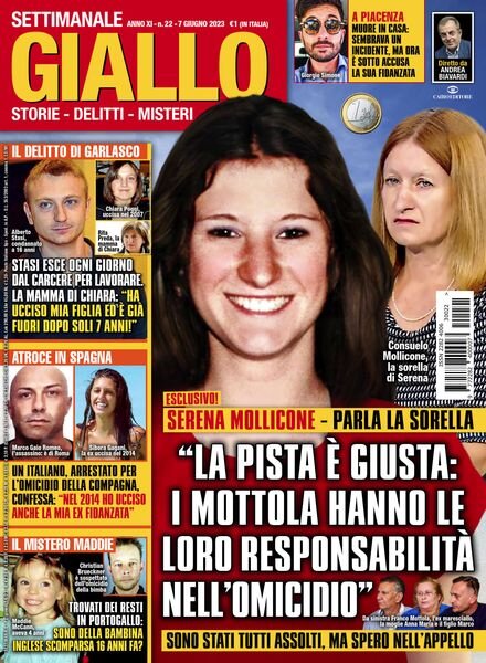 Giallo – 7 Giugno 2023 Cover