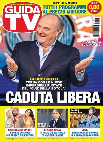 GuidaTV – 06 giugno 2023 Cover