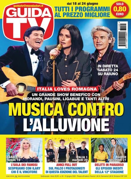 GuidaTV – 13 giugno 2023 Cover