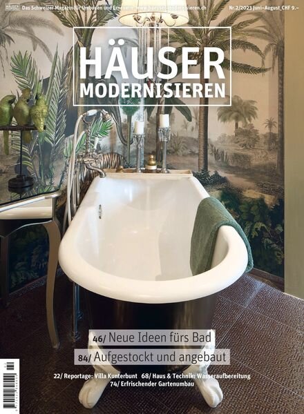 Hauser modernisieren – 01 Juni 2023 Cover