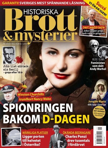Historiska Brott & Mysterier – juni 2023 Cover