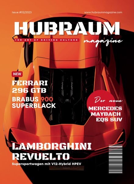 Hubraum Magazine – Nr 2 2023 Cover