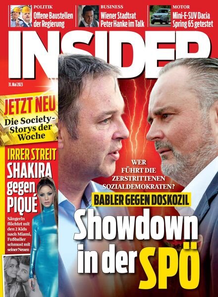 Insider Austria – 31 Mai 2023 Cover