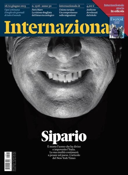 Internazionale – 16 Giugno 2023 Cover