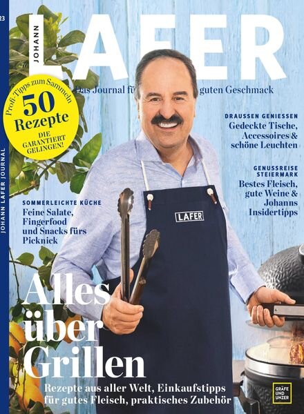 Johann Lafer Journal – Juni 2023 Cover