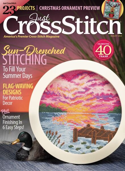 Just CrossStitch – August 2023 Cover