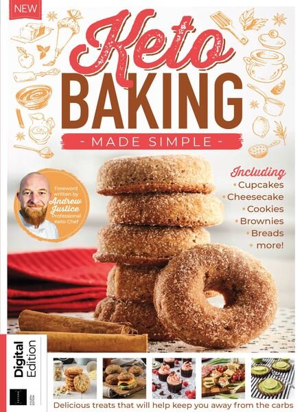 Keto Baking Made Simple – June 2023 Cover