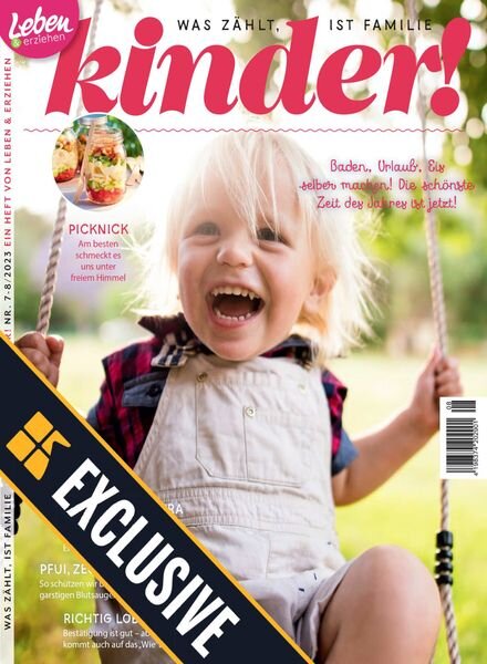 Kinder! Eltern & Familie – Leben & erziehen – Juni 2023 Cover