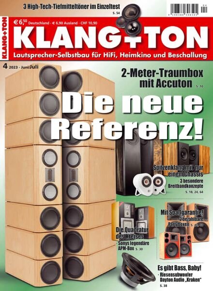 KLANG+TON – Juni 2023 Cover