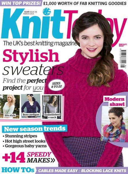 Knit Today – February 2014 Cover