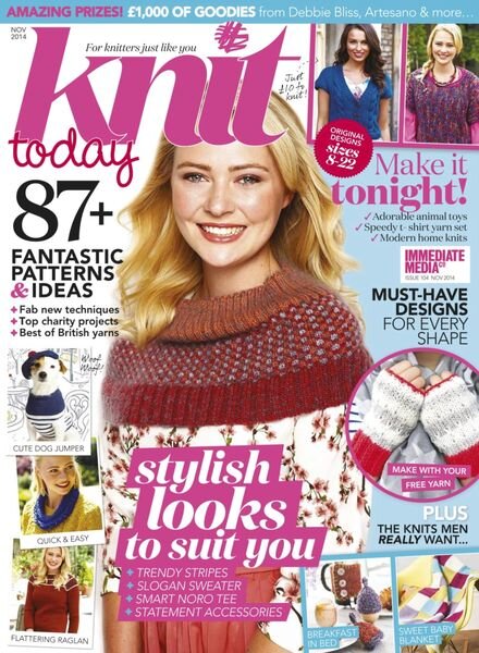 Knit Today – September 2014 Cover