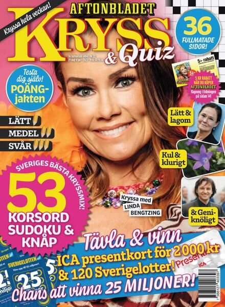 Kryss & Quiz Inga nya utgavor – 29 maj 2023 Cover