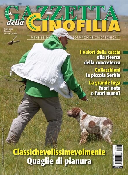 La Gazzetta Della Cinofilia Venatoria – Luglio 2023 Cover
