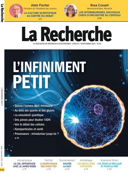 La Recherche – juillet 2023 Cover