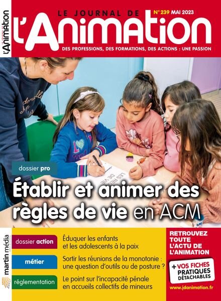 Le Journal de l’Animation – Mai 2023 Cover