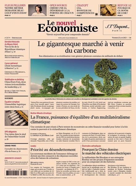 Le nouvel Economiste – 23 juin 2023 Cover