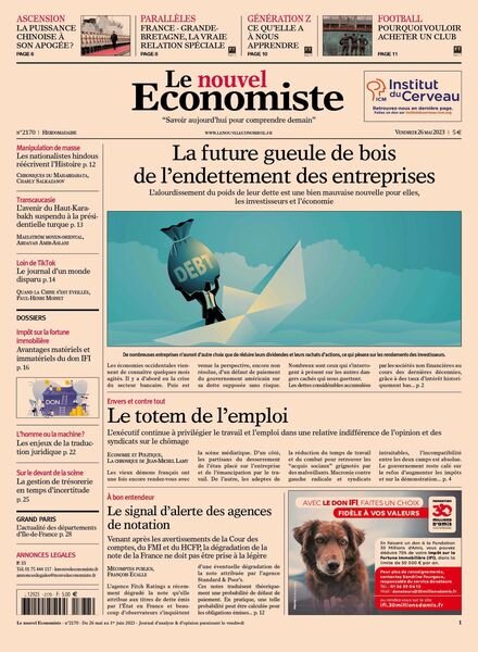 Le nouvel Economiste – 26 mai 2023 Cover