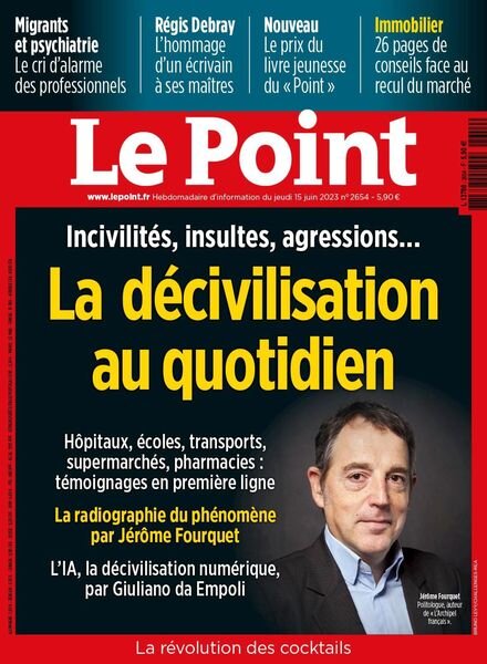 Le Point – 15 juin 2023 Cover