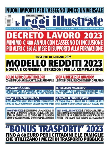 Leggi Illustrate – giugno 2023 Cover