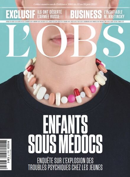 L’Obs – 22 Juin 2023 Cover