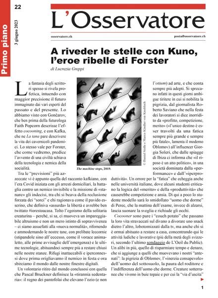 L’Osservatore – 03 giugno 2023 Cover