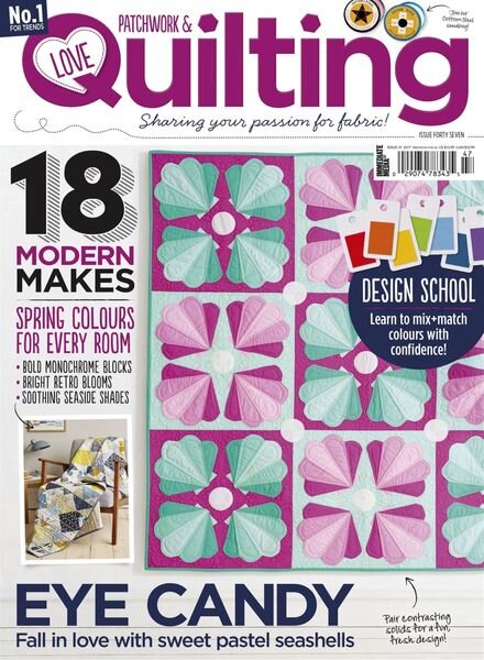 Love Patchwork & Quilting – April 2017 Cover