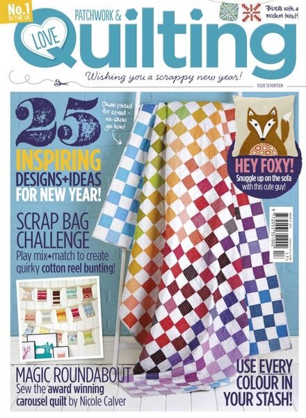 Love Patchwork & Quilting – February 2015 Cover
