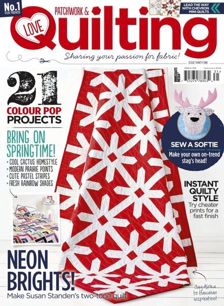 Love Patchwork & Quilting – February 2016 Cover