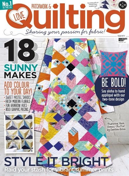 Love Patchwork & Quilting – July 2017 Cover