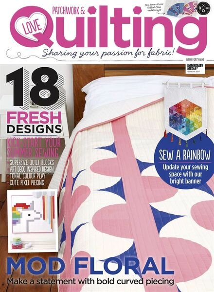 Love Patchwork & Quilting – June 2017 Cover