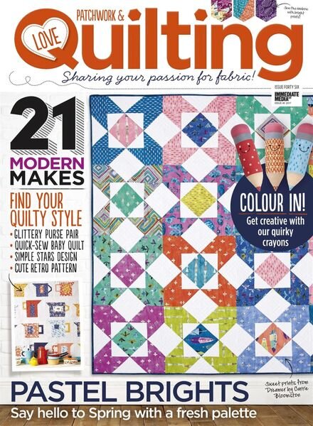 Love Patchwork & Quilting – March 2017 Cover