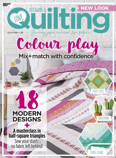 Love Patchwork & Quilting – March 2018 Cover