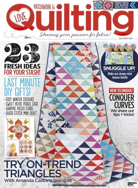 Love Patchwork & Quilting – November 2015 Cover