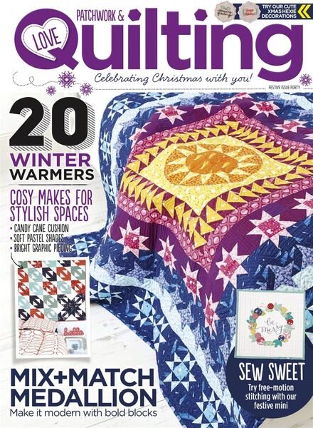 Love Patchwork & Quilting – October 2016 Cover
