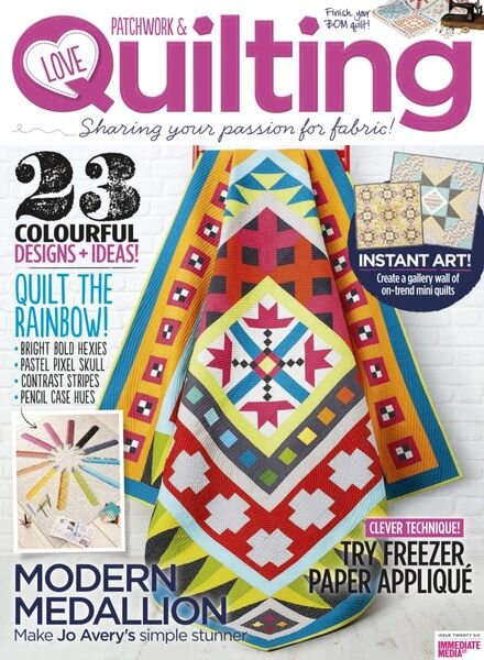 Love Patchwork & Quilting – September 2015 Cover