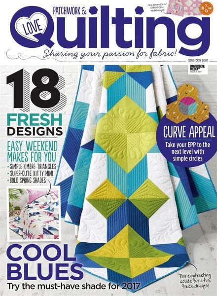 Love Patchwork & Quilting – May 2017 Cover