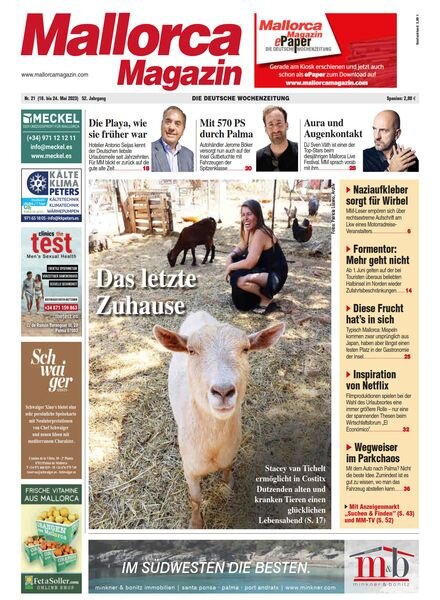 Mallorca Magazin – 18 Mai 2023 Cover