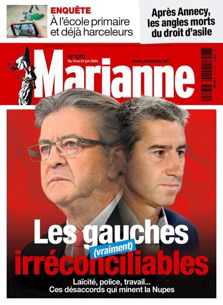 Marianne – 15 juin 2023 Cover