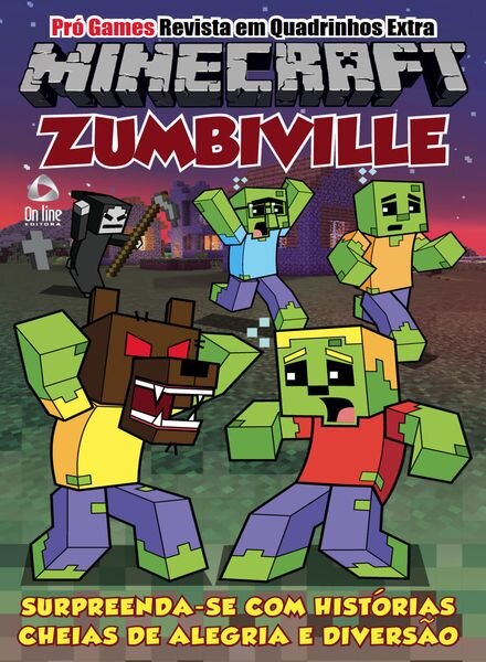 Minecraft Revista em Quadrinhos – junho 2023 Cover